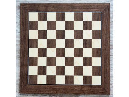 7466 3 drevena sachovnica orech deluxe