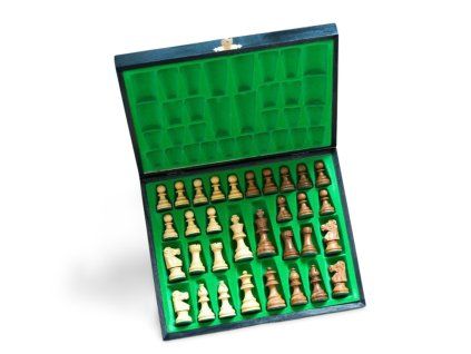8498 5 sachove figurky francuzky agat v ciernom drevenom boxe