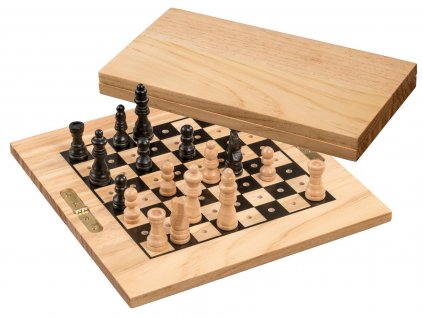 Reiseschach-Set aus Holz