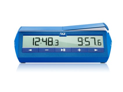 DGT1500 chess clock blue front