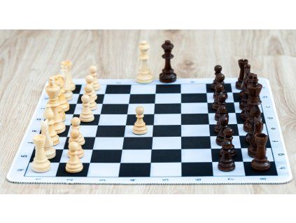 9356 2 drevene sachy staunton glaze