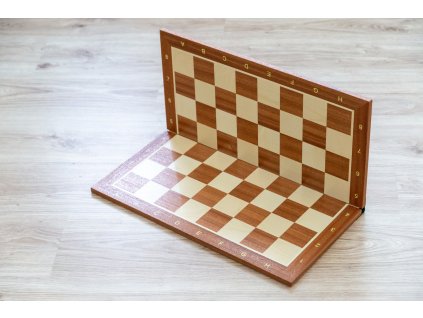 Schachbrett Ahorn groß klappbar mit Notation