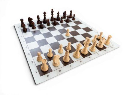 3053 1 drevena sachova suprava staunton klasik hneda