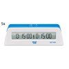 5593 4 digitalne sachove hodiny 5x dgt1001 biele