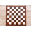 Schachbrett aus Bruyère- und Ulmenholz matt