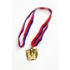 Medaille Schachfiguren Gold