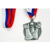 Medaille Schachfiguren Silber