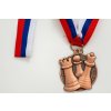 Medaille Schachfiguren Bronze