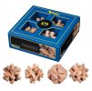 4er Set Holzpuzzle
