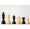 Schachfiguren PROFI  Akazienholz ebonisiert