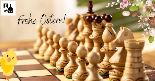 🌷🐥🐞🪺 Das gesamte Team vom Schachladen e4e5 wünscht Ihnen (nicht nur) beim Schachspielen ein entspanntes Osterfest ♟🥰...