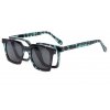 BLIZZARD CLIP 2380 03, black green melange, vel.49