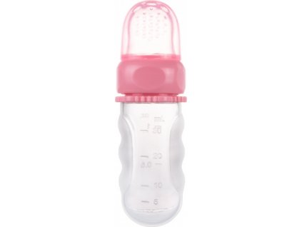 Canpol Babies Canpol babies Silikonová krmící síťka s nádobou -růžová