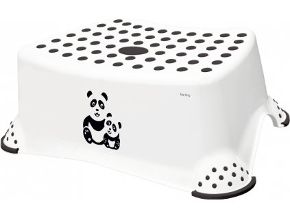 Keeeper Keeeper Stolička, schůdek s protiskluzovou funkcí  - Panda, bílý