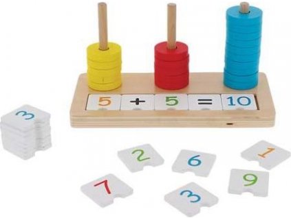 Trefl Trefl Vzdelávacie drevené počítadlo Matematika