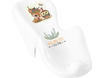 Protišmykové lehátko na kúpanie Wild & Free deer white