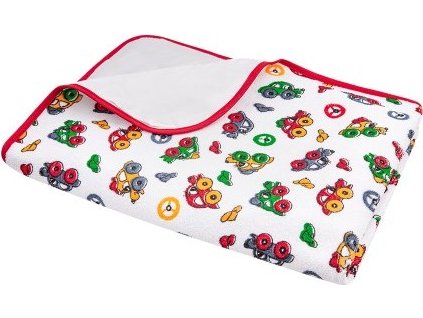 Akuku Froté rohožka s voskovaným plátnom 50 x 70 cm - Cars , viacfarebná