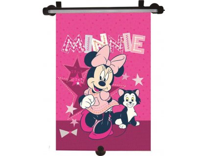 Slnečná clona do auta Minnie tmavoružová