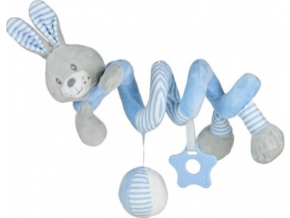 Hračka na postýlku Spirála Baby Mix králík modrý