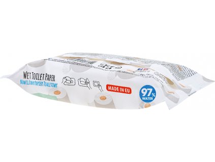 Vlhčený toaletný papier s vôňou manga Akuku 97% vody 50ks
