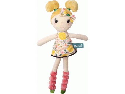Hencz Toys Měkká hadrová panenka MAJA s blond vlásky