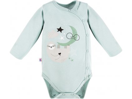 EEVI Detské body s dlhým rukávom Mellow Mint 56 (0-3m)