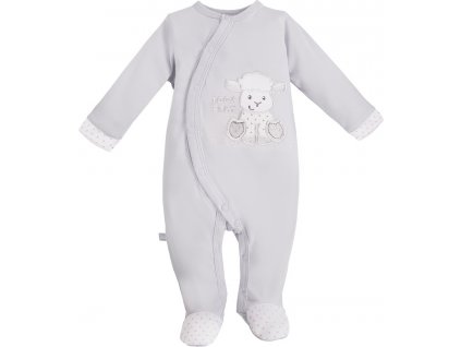 EEVI Kombinéza Newborn šedá 62 (3-6m)