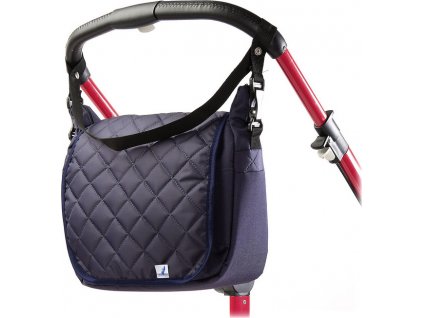 NAVY PROŠÍVANÁ PŘEBALOVACÍ TAŠKA CROSSBODY