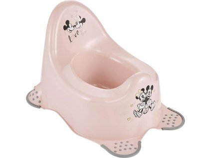 Keeeper Nočník Minnie Mouse s protiskluzem - pudrově růžový