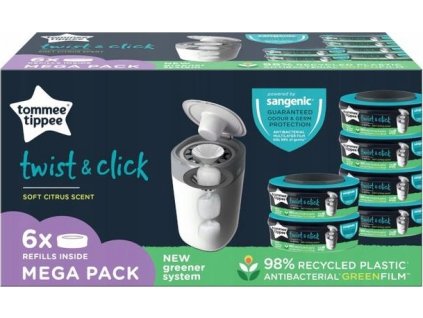 Náhradní kazety Tommee Tippee Sangenic Twist 6 ks
