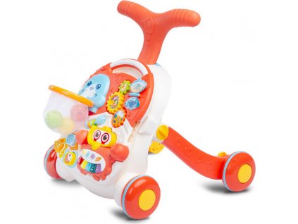 Dětské hrající edukační chodítko 2v1 Toyz Spark orange