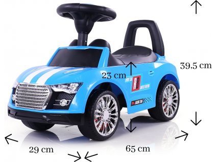 Dětské odrážedlo Milly Mally Racer blue