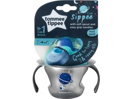 Detský hrnček netečúci Tommee Tippee Sippee Cup 150ml, 4m +, šedý