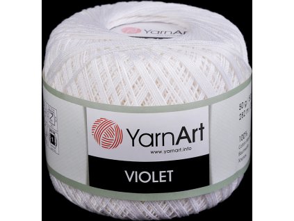 Bavlnená priadza háčkovacia Violet 50 g