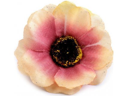 Umělý květ čajová růže Ø5 cm