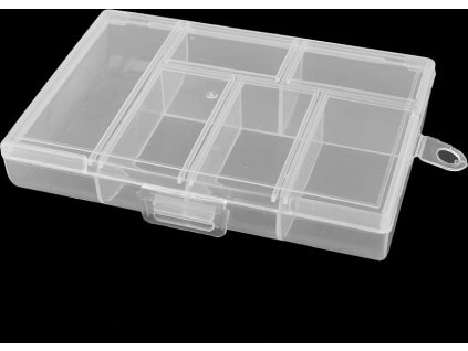 Plastový box/zásobník 8,5x12x2,5 cm