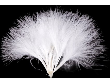 Peří marabu délka 5-12 cm