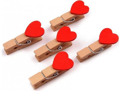 Kolíčky srdce