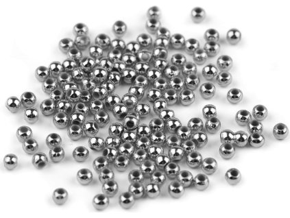 Plastové voskové korálky / perly Glance Metalic Ø4 mm