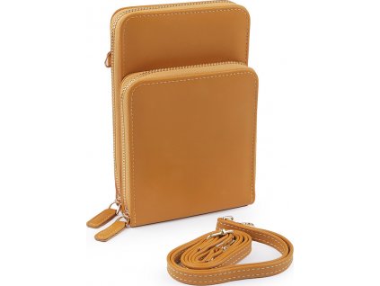 Peněženka s kapsou na mobil přes rameno crossbody 11x18 cm