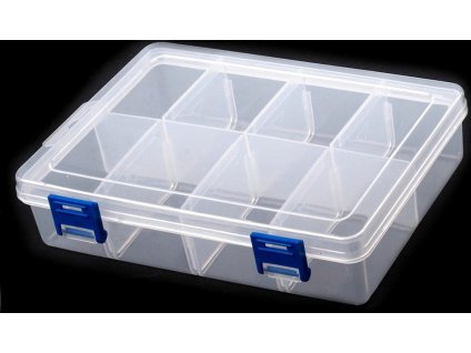 Plastový box / zásobník 13,5x20x4,6 cm