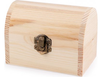 Dřevěná krabička k dozdobení truhla