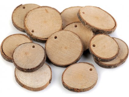 Přírodní dřevěné kolečko k domalování