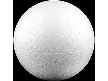 Polystyrenová koule dvoudílná dutá Ø25 cm