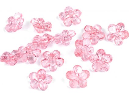 Plastové gombíky / korálky kvet Ø12 mm