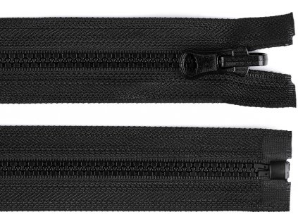 Kostený zips šírka 5 mm dĺžka 70 cm obojstranný