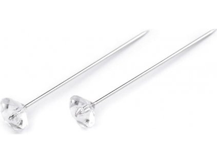 Ozdobné špendlíky délka 49 mm diamant