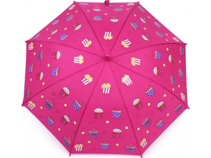 Detský dáždnik kúzelný cupcakes, príšerky, autá