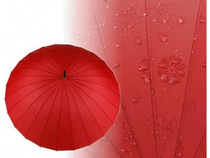 Dámsky dáždnik kúzelný s kvetmi