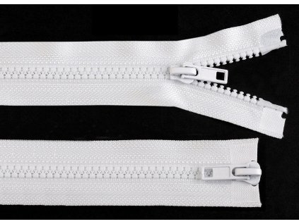 Zips kostený 5 mm deliteľný 2 jazdcov / dvojcestný 100 cm bundový